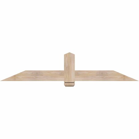 Ekena Millwork Eugene Smooth Timber Gable Bracket, Douglas Fir, 72"W x 15"H x 1 1/2"D x 5 1/2"F, 5/12 Pitch GBW072X15X0206EUG00SDF